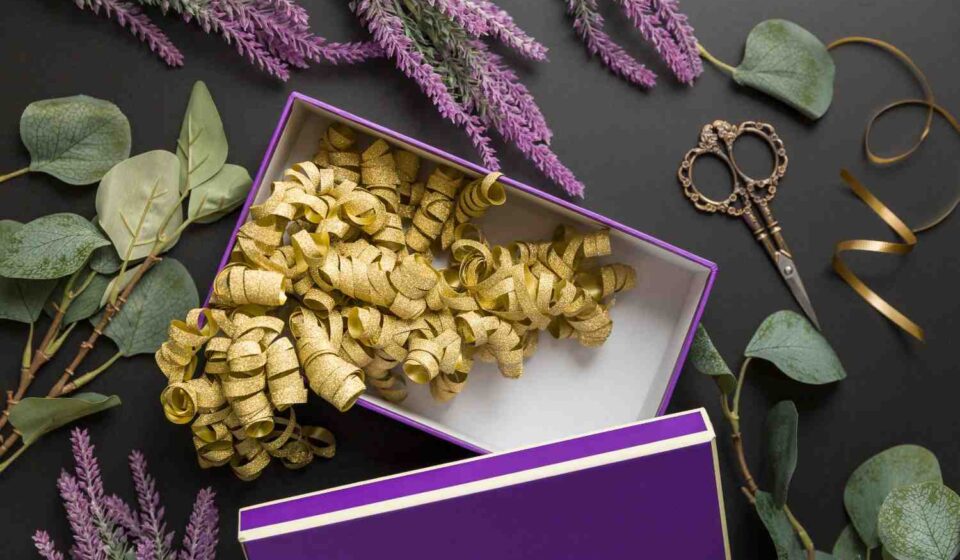 flat lay gift wrapping assortment (1)